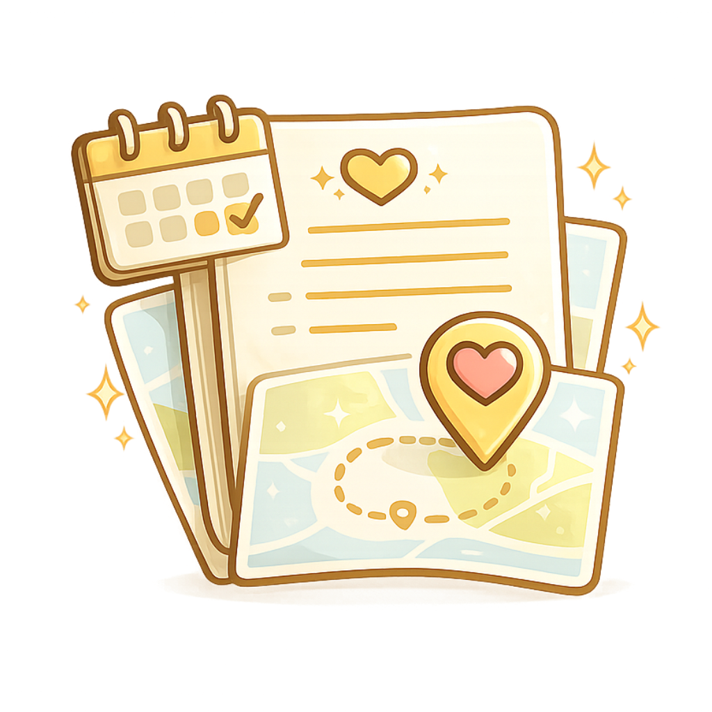 Wedding Itinerary for Guests